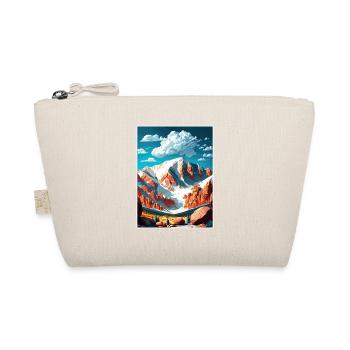 Pike Peaks Colorado Vintage voyage affiche Souvenir - Trousse biologique - nature - Devant