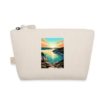 Lac Travis Texas Vintage voyage affiche Souvenir - Trousse biologique - nature - Devant