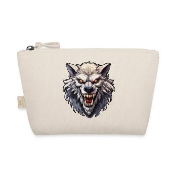 Werwolf / Vollmond / Wesen / Verwandlung / Fluch - Bio-Täschchen - Natur - Vorne