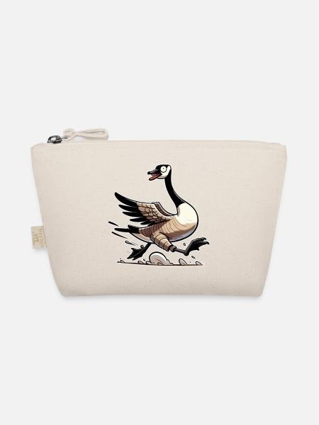 Lustiges kanadisches Gans-Meme - Bio-Täschchen - Natur - Vorne