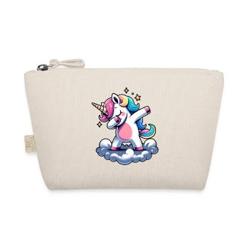 Rainbow Unicorn Dance - Organic Pouch - nature - Front