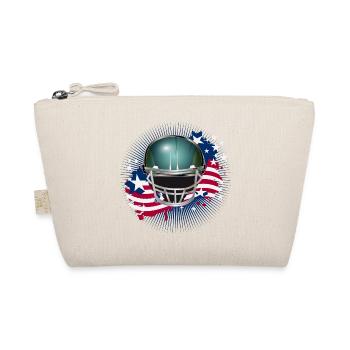 Casque de football avec drapeau américain - Trousse biologique - nature - Devant