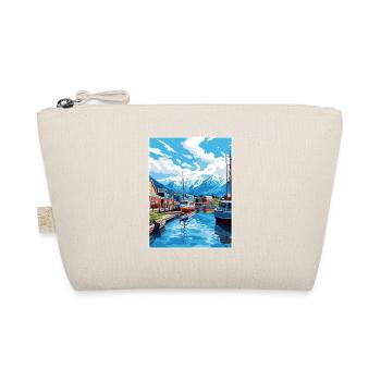 Valdez Alaska Vintage Travel Poster WPA Souvenir - Organic Pouch - nature - Front