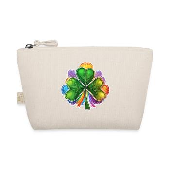 Trèfle / porte-bonheur / symbole / charme irlandais - Trousse biologique - nature - Devant