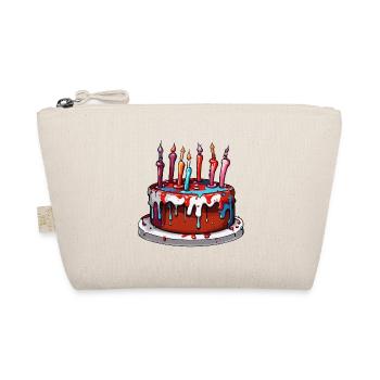 Birthday Cake / Cake / Happy Birthday / Cake - Organic Pouch - nature - Front