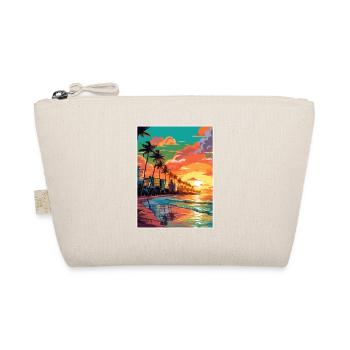 Miami Beach Floride Vintage voyage affiche Souvenir - Trousse biologique - nature - Devant