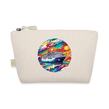 Bateau pirate / Bateau / Mer / Océan / Vagues - Trousse biologique - nature - Devant