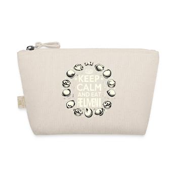 Keep Calm and Eat Pelmeni Gift - Organic Pouch - nature - Front