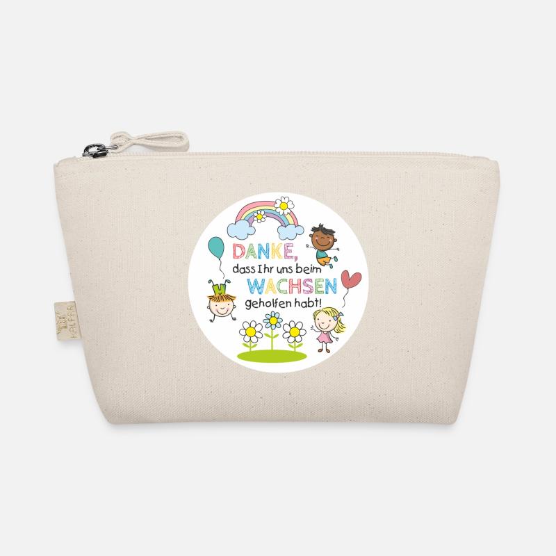 Danke fürs Wachsen – Kinderfreundliches Design Bio-Täschchen
