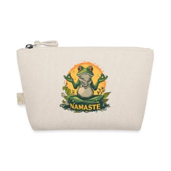 Yoga, Grenouille, Relaxation, Détente, Méditation - Trousse biologique - nature - Devant