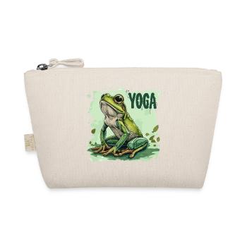 Yoga, Grenouille, Relaxation, Détente, Méditation - Trousse biologique - nature - Devant