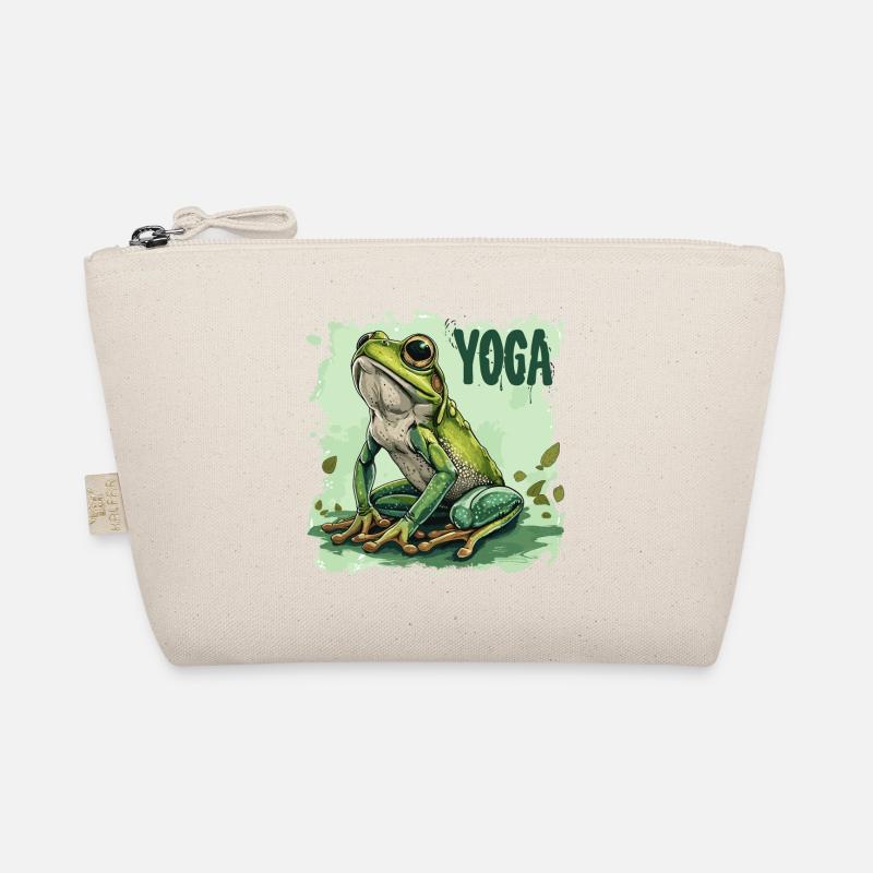 Yoga, Frog, Relaxation, Chilling, Meditation Organic Pouch