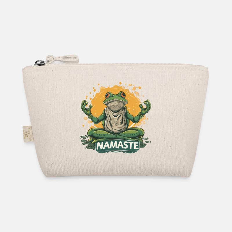 Yoga, Frog, Relaxation, Chilling, Meditation Organic Pouch
