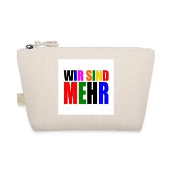 Wir sind mehr - Bio-Täschchen - Natur - Vorne