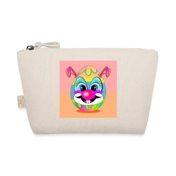 OSTEREIER CLOWN OSTERHASE - Bio-Täschchen - Natur - Vorne