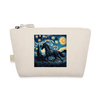 pferd, tier, van gogh, sternenacht - Bio-Täschchen - Natur - Vorne