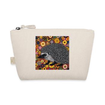 igel, bunt, tier, geschenk, geschenkidee - Bio-Täschchen - Natur - Vorne