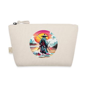 Samurai / Japanisch / Harakiri / Katana / Mann - Bio-Täschchen - Natur - Vorne