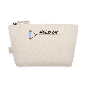 Wakesurfing Wakeboard Statement Surfing Kitesurfer - Organic Pouch - nature - Front