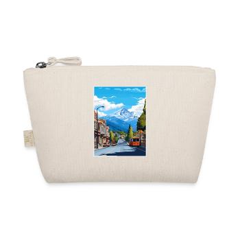 Queenstown New Zealand Vintage Travel Poster WPA - Organic Pouch - nature - Front