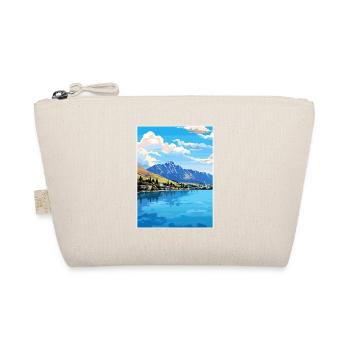 Queenstown New Zealand Vintage Travel Poster WPA - Organic Pouch - nature - Front