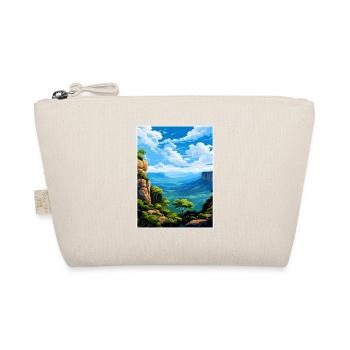 Blue Mountain Australien Vintage Reiseposter WPA - Bio-Täschchen - Natur - Vorne