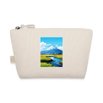 Mont Taranaki Nouvelle-Zélande Vintage Travel Poster - Trousse biologique - nature - Devant