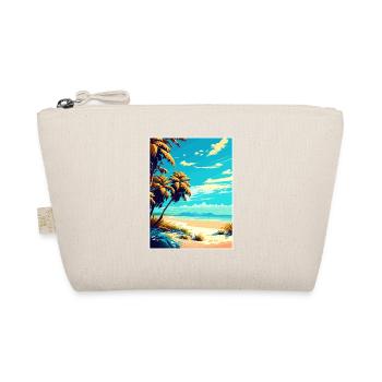 Four Mile Beach Australien Vintage-Reiseposter - Bio-Täschchen - Natur - Vorne