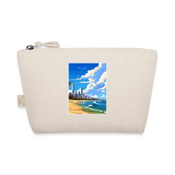 Gold Coast Australia Deco Vintage Travel Poster - Organic Pouch - nature - Front