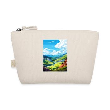 Waimangu Volcanic Valley New Zealand Travel Poster - Organic Pouch - nature - Front
