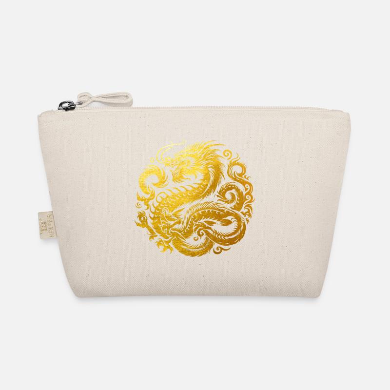 Chinesisches Drachen-Tattoo Bio-Täschchen