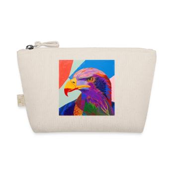 adler, vogel, bunt, tier, geschenk, geschenkidee - Bio-Täschchen - Natur - Vorne