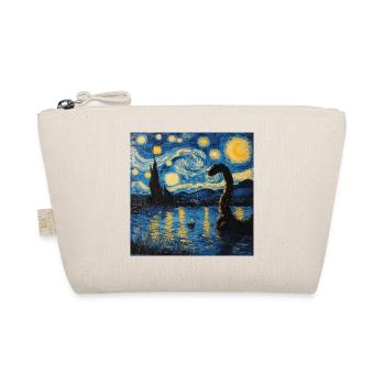 loch ness monster, nessie, van gogh, sternenacht - Bio-Täschchen - Natur - Vorne