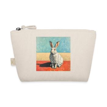 hase, kaninchen, bunt, tier, geschenk - Bio-Täschchen - Natur - Vorne