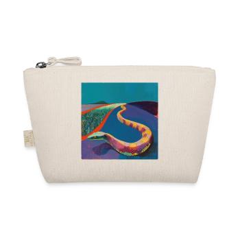 schlange, bunt, tier, geschenk, geschenkidee - Bio-Täschchen - Natur - Vorne