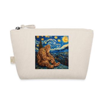 bigfoot, big foot, van gogh, sternenacht - Bio-Täschchen - Natur - Vorne