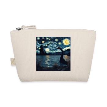 loch ness monster, nessie, van gogh, sternenacht - Bio-Täschchen - Natur - Vorne
