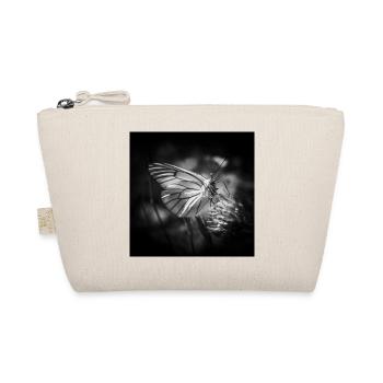 Papillon gros plan affiche noir et blanc - Trousse biologique - nature - Devant