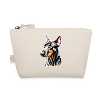 Illustration de chien doberman - Trousse biologique - nature - Devant