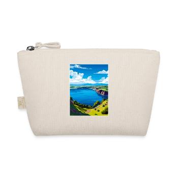 Blue Lake Australie Vintage voyage affiche Souvenir - Trousse biologique - nature - Devant