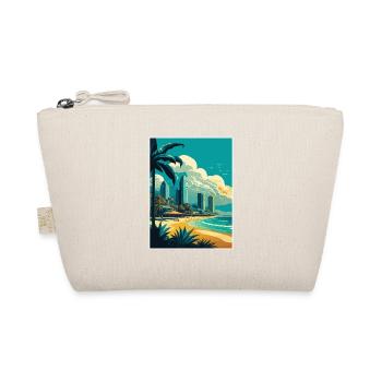 Gold Coast Australia Vintage Travel Poster WPA Art - Organic Pouch - nature - Front