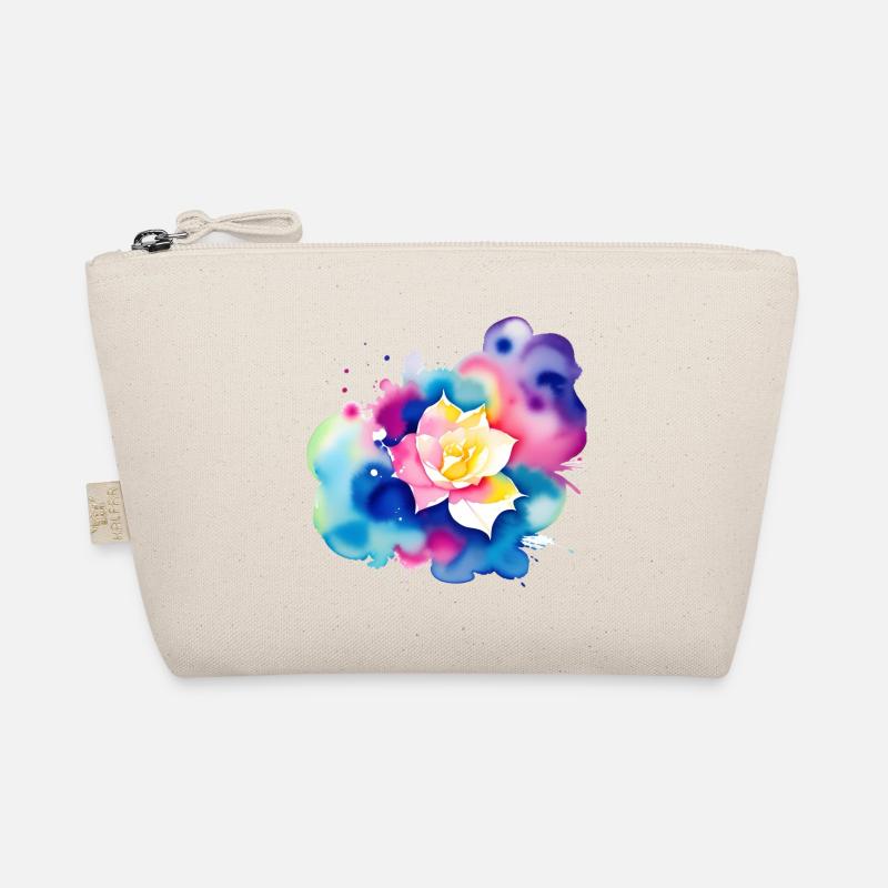 Farbtupfer: Rosa Bio-Täschchen