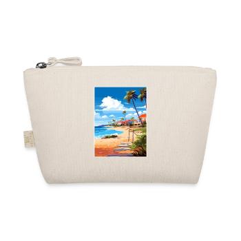 Bonaire Karibik Vintage Reiseposter Souvenir - Bio-Täschchen - Natur - Vorne