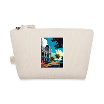 Kingston Caribbean Vintage Travel Poster Souvenir - Organic Pouch - nature - Front
