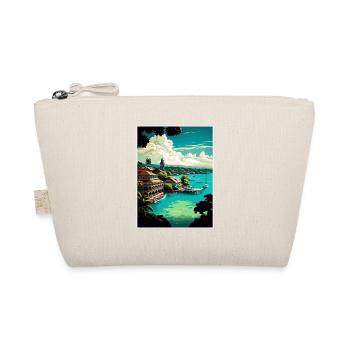 Ocho Rios Caribbean Vintage Travel Poster Souvenir - Organic Pouch - nature - Front