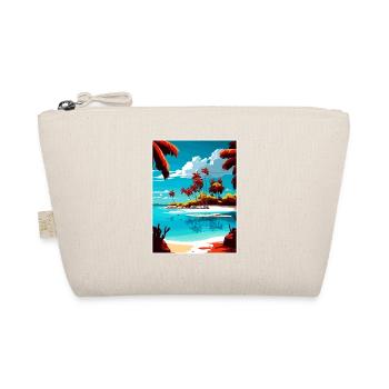 Punta Cana Karibik Vintage Reiseposter WPA Kunst - Bio-Täschchen - Natur - Vorne