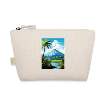 La Fortuna Costa Rica Vintage Travel Poster WPA - Organic Pouch - nature - Front