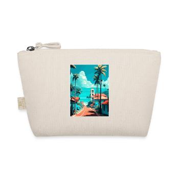 Las Terrenas Caraïbes Vintage voyage affiche WPA - Trousse biologique - nature - Devant
