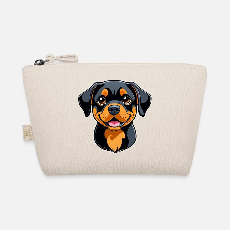 Rottweiler mignon dans un style comique Trousse biologique