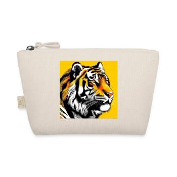 Tigre Pop Art - Trousse biologique - nature - Devant